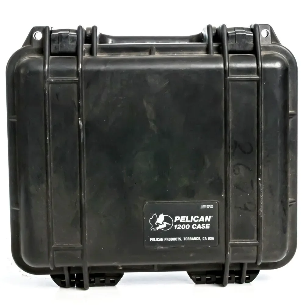 Pelican 1200 Hard Waterproof Case (Black) Partial Foam Insert
